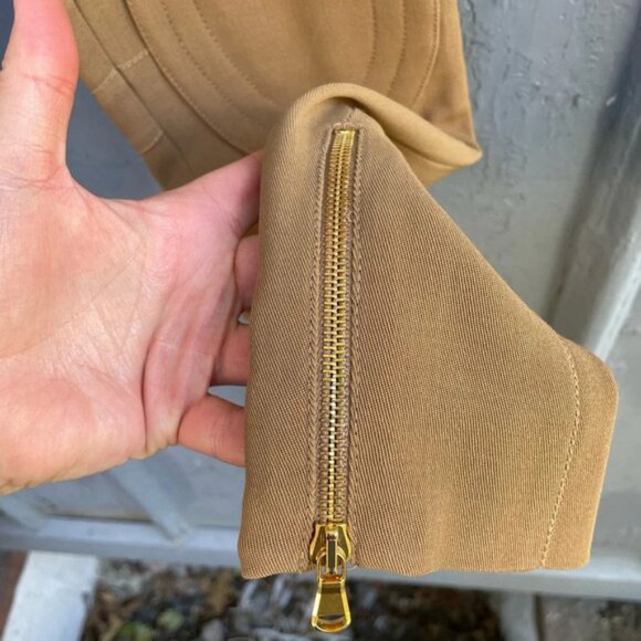 Moschino Khaki Wool Blend Riding  Trousers, size 6 - Picture 6 of 10